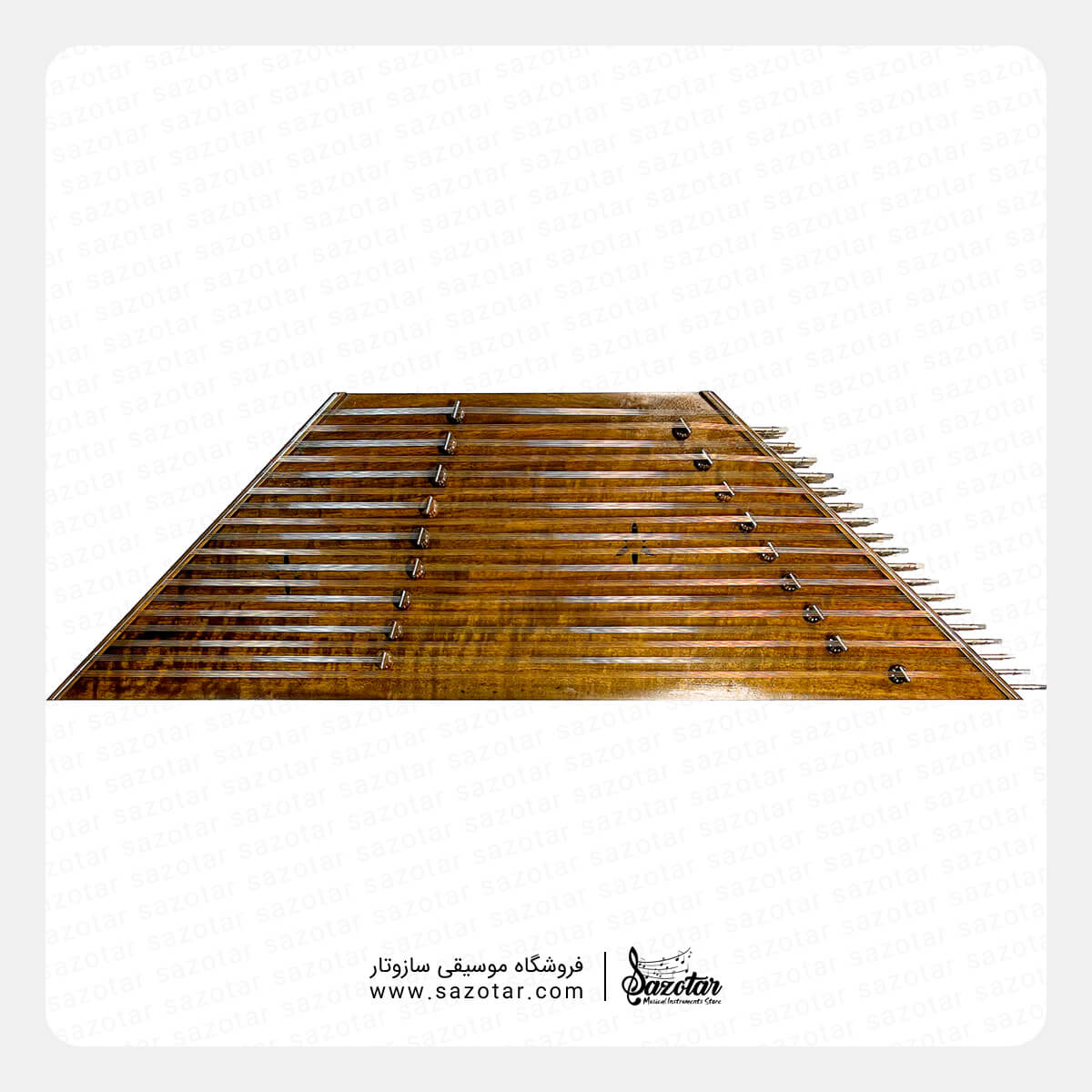 Barana Mostafa Ghasemi 3 Stamp Dulcimer 1 سنتور بارانا مصطفی قاسمی سه مهر - تصویر 1